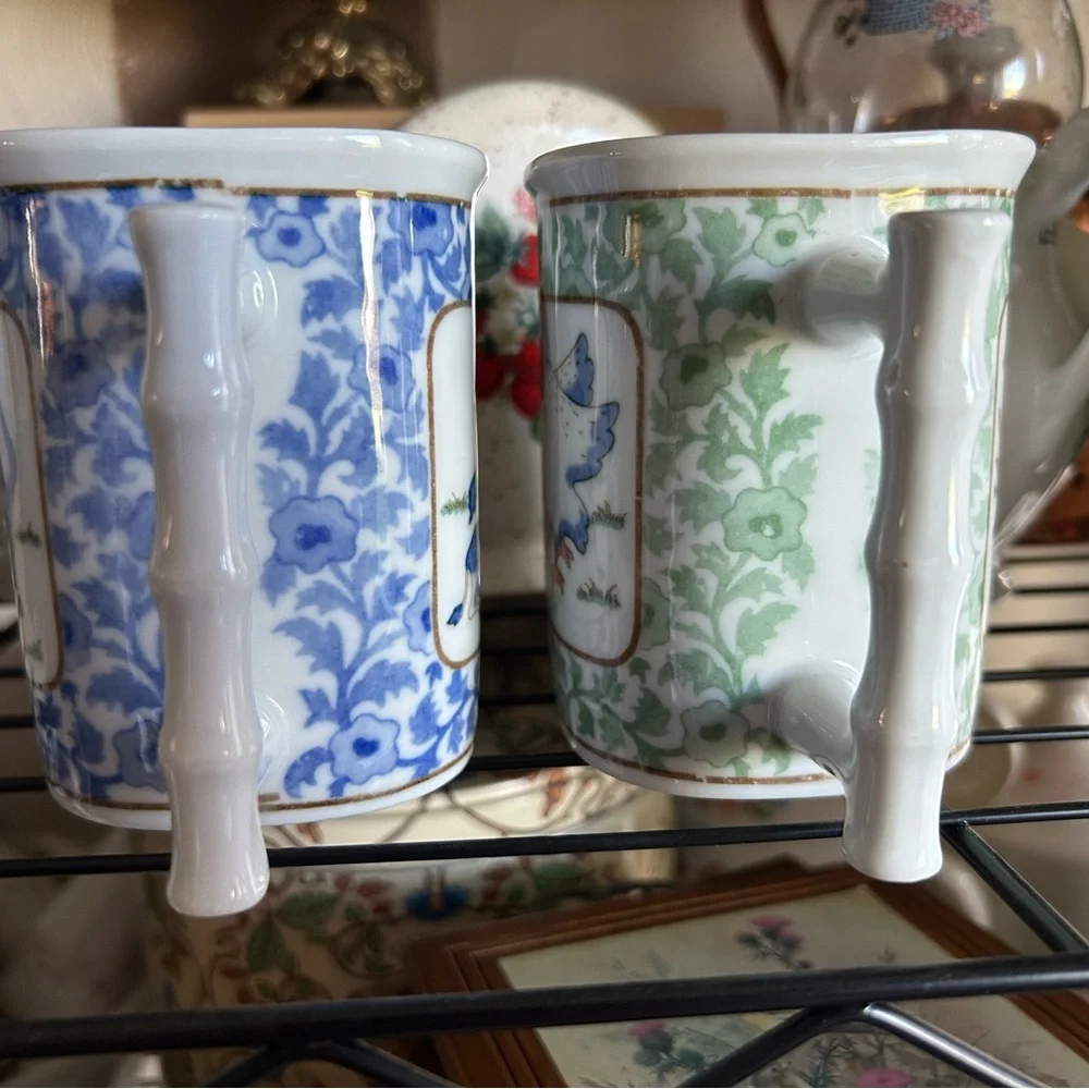 Vintage Hand painted Mugs - Picture 3 of 7